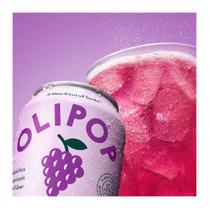 Boisson gazeuse classique OliPop au raisin, faible en sucre, idéale pour les fêtes et les réunions. - Product Image 4