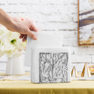 Distributeur de mouchoirs en papier de table avec design moderne personnalisé en forme d'arbre Porte-serviettes en métal Cuisine Salle à manger Restaurant - Product Image 3