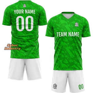 Uniforme de football pour hommes tissu respirant de haute qualité nouveau Kit de maillot de football de Style Vintage pour les jeunes - Product Image 5