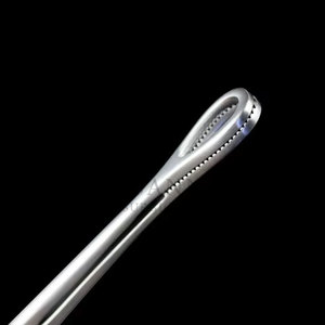 Éponge tenant pince courbée droite dentelée 25cm pince de chirurgie générale pince éponge médicale - Product Image 6