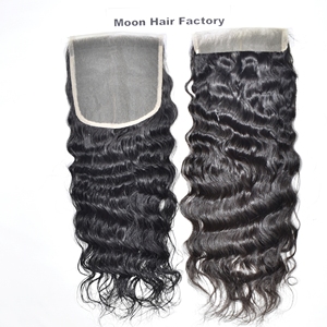 Producto de la mejor calidad Cierre Natural 6*6 Cabello humano ondulado BouncyTexture Fabricación de pelucas y estilo de fiesta disponible por venta de exportación - Product Image 1