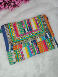 Bolsos étnicos para mujer, bolso de mano Banjara indio, bolso de mano hecho a mano, bolso de mano Vintage para mujer, venta caliente en Qatar Dubai POR ARTESANÍA DE LUJO - Product Image 3