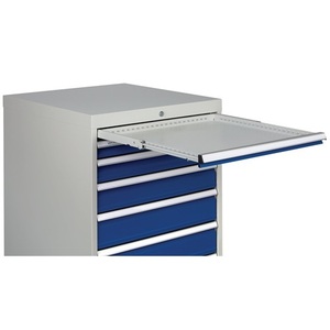 <b>6</b>-<b>Drawer</b> Storage Cabinet H1019xW705xD736mm Light Grey/Signal Blue Full Extension - Product Image 5