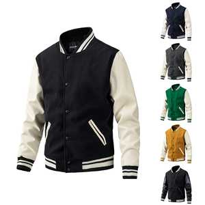 Veste universitaire personnalisée style bombardier avec broderie mode streetwear pour hommes et femmes - Product Image 5