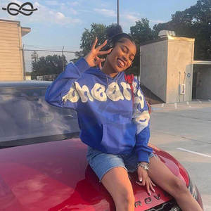 Top Qualité Puff Print Hoodies Ligne Coton Guirlande Larmes American Streetwear Marque Hoodies & Sweatshirts - Product Image 5