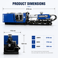 Máquinas de moldeo por inyección de espaciadores de plástico PET, hidráulicas y eléctricas, de alta velocidad, pequeñas y de tonelada pequeña, con servomotor rotatorio industrial Yangxin