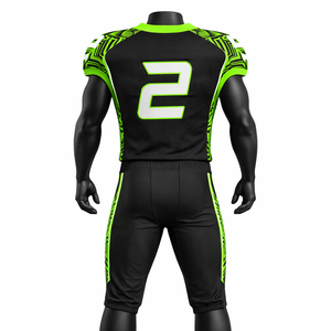 Conjunto de Uniforme de Fútbol Americano Personalizado al por Mayor, Jersey y Pantalones Sublimados, Ropa Deportiva Transpirable para Equipos, OEM al por Mayor - Product Image 2