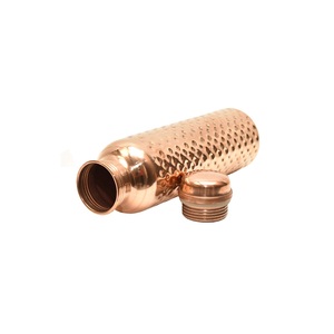 New Arrival Looking Drinking Purpose Hotel Decorative kitchenware <b>Copper</b> Metal Ware Juice Storage Metal <b>Copper</b> <b>Bottle</b> - Product Image 3