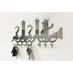 Ganchos y rieles de caligrafía Arbi, superventas, ganchos de caligrafía árabe chapados en oro, decoración de Ramadán Eid, gancho adhesivo, buenas ofertas - Product Image 4