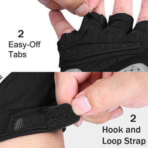 Gants de musculation avec protection complète de la paume et adhérence accrue, avec enveloppements de poignet - Product Image 5