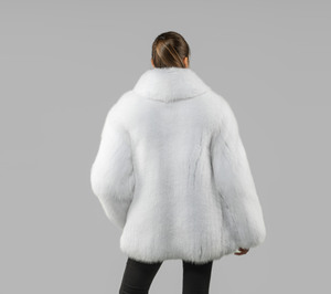 Chaqueta Acolchada de Invierno para Mujer MONO RIDER, con Forro de Piel de Zorro, Transpirable, Cuello Desmontable, Cierre de Cremallera y Botones, Bolsillos, Elegante - Product Image 5