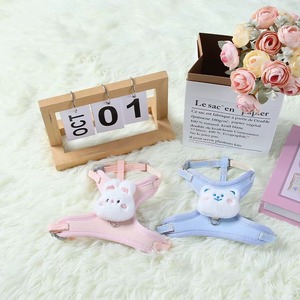 Chaleco transpirable suave de fábrica, arnés ajustable para el pecho de mascotas, correa para exteriores para perros y gatos, arnés para el pecho, arnés bonito para mascotas - Product Image 4