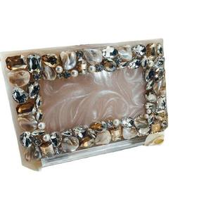 Bolso de mano artesanal de resina hecho a mano de lujo personalizado patrón Floral Aaliyan Impex para promociones de moda de marca precio inmejorable - Product Image 6