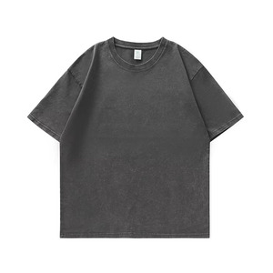 Camiseta de algodón 100% personalizada para hombre más vendida, Camiseta lisa de gran tamaño con hombros caídos y peso pesado 250 GSM para hombre - Product Image 4