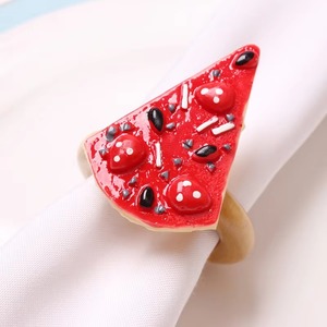 Servilletero con diseño de pizza, accesorio de Decoración de mesa divertido y único para fiestas y eventos de comedor en casa, aspecto elegante peculiar y juguetón - Product Image 5