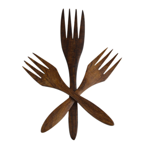 Cuillère de cuisine en bois d'usine, design en bois naturel, ensemble de couverts avec finition polie, décoration intérieure, restaurant et hôtel - Product Image 6