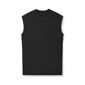 Cotton <b>Men'S</b> <b>Tank</b> <b>Tops</b> Gym Fitness Wear 100% Cotton Gym <b>Tank</b> <b>Top</b> Muscle Fit Curved Hem Fitness Shirts Workout <b>Men'S</b> <b>Tank</b> <b>Tops</b> - Product Image 3