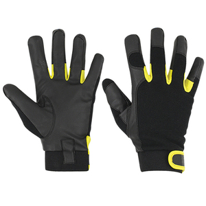 Top qualité en cuir véritable hommes gants de travail vêtements de sécurité gants de travail couleur unie gants de travail à vendre - Product Image 4