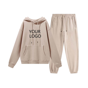 Conjunto de sudadera con capucha y pantalones de chándal lavado con ácido distress personalizado de alta calidad, chándal Vintage, chándal, chándal, pantalón acampanado, traje para hombre - Product Image 1