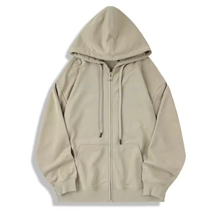 Wholesale Bulk Blank Hoodies & Sweatshirts | <b>Mens</b> Plus Size <b>Zip</b> <b>Up</b> Hoodie | Printed Graphic Drop Shoulder Hoodies - Product Image 5