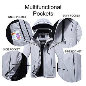 Chaqueta de Esquí y Snowboard de Secado Rápido, Transpirable, para Hombre, Chaqueta de Invierno Deportiva, 100% Poliéster, para Adultos - Product Image 1