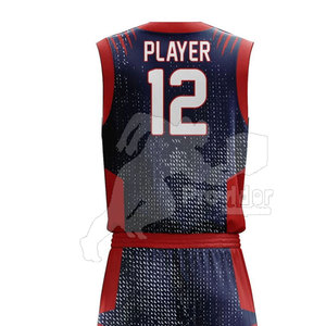 Ensembles d'uniformes de basket-ball grande taille respirants sur mesure les plus vendus vêtements d'équipe 100% polyester de haute qualité - Product Image 5