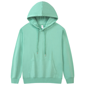 Sudadera con Capucha de Algodón Grueso de Alta Calidad, Impresión de Logotipo Personalizado, Talla Grande, Aplique de Invierno, Unisex, Personalizable - Product Image 1