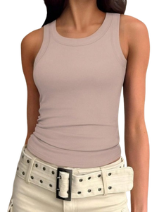 High Quality Women's Tank Top Stylish and Breathable <b>Perfect</b> <b>Fit</b> Soft Cotton Jersey Casual Style - Product Image 5
