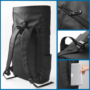 Custom all'ingrosso impermeabile lavoro settimanale di lavoro portatile di rotolamento scuola di rotolamento Top zainetto Rolltop Daypack per gli uomini - Product Image 4