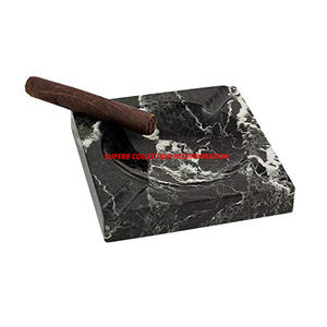 Cenicero de mármol cuadrado negro Venta caliente y alta calidad en Venta caliente - Product Image 1
