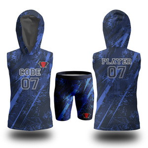 Ensembles d'uniformes de football drapeau américain professionnel conçus sur mesure de haute qualité 7V7 7on7 hauts chemises ensemble respirant numéro motif - Product Image 6