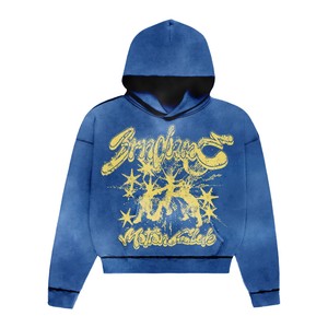 Sudaderas con capucha rosas personalizadas con diseño de logotipo estampado Puff ropa de calle cálida de invierno para mujeres logotipo personalizado posición frontal - Product Image 5