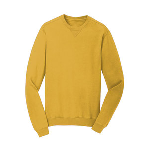 Sweat-shirt en molleton pour hommes pull chaud d'hiver en coton et polyester mélangé sweat-shirt à manches longues col rond vêtements de sport décontractés haut - Product Image 1