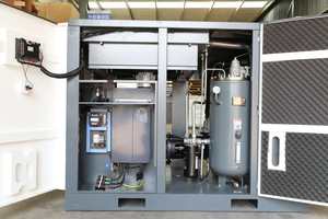 90KW FAD15.5/11.58/11.4 Geniş Kompresör Alanlı Hava Kompresörü-Düşük Maliyetli Vidalı Hava Kompresörü Pompa Motoru Hava Soğutmalı 380V Sabit Tip - Product Image 4