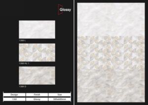 Carreaux muraux en céramique réfléchissants de luxe 300x600 mm, finition brillante, 30x60 cm, pour la rénovation contemporaine des murs intérieurs - Product Image 5