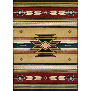 Tapis turc de luxe, fabriqué à la machine, en PP BCF, rouge et noir, de qualité supérieure, pour salon, provenant d'un fabricant de Gaziantep. - Product Image 1
