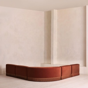 Divano Angolare Modulare Elowen HEC Fatto a Mano, Divano Sezionale con Frange per Soggiorno, Casa <span class=keywords><strong>e</strong></span> Club - Product Image 3