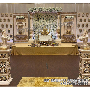 เวทีงานเลี้ยงฉลองงานแต่งงานธีมศรีลังกา เวทีพิธีแต่งงานแบบอินเดียใต้ เวทีพิธีแต่งงานแบบทamil เวทีพิธีชักกุนในเท็กซัส - Product Image 1