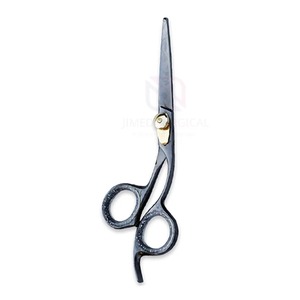 Ciseaux à cheveux incurvés en acier inoxydable tranchant, revêtement coloré, salon de beauté, usage domestique, lames de précision de qualité professionnelle - Product Image 4