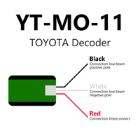 Décodeur d'objectif de voiture Décoder la lentille de la lampe au xénon de la lentille Led d'origine Pour les voitures Honda.
