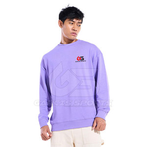 เสื้อสเวตเตอร์โอเวอร์ไซซ์สำหรับผู้ชายเสื้อสวมหัวพิมพ์ลายกราฟิกพร้อมไหล่ตกสำหรับเทรนด์แฟชั่นในเมืองสำหรับวัยรุ่น - Product Image 1