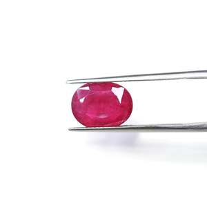 Rubis de Birmanie naturel non traité de 4,63 carats, cristal naturel en vrac - Product Image 5