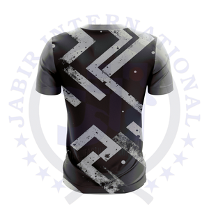 Camisetas de cuello redondo de gran tamaño con estampado en relieve de algodón 100% de alta calidad para hombre, patrón de estilo informal de verano, gran oferta, opciones de bricolaje - Product Image 2