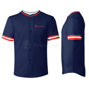 Maillot de baseball léger pour hommes Matériau à séchage rapide Caractéristiques respirantes et grande taille pour les événements sportifs - Product Image 4