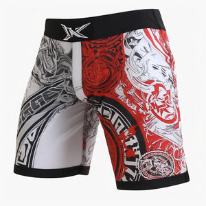 กางเกงขาสั้น MMA แบบเบาสำหรับผู้ชายฝึกต่อสู้ชุดเล่นกีฬาคิกบ็อกซิ่งกางเกงขาสั้นสำหรับผู้ชาย - Product Image 6