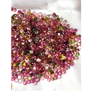 628PCs Natural Multi Turmalina 3mm Faceta Alta calidad de limpieza US $203 Lote IROC Ventas Piedras preciosas sueltas cortadas a 68cts - Product Image 3