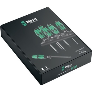 Wera 6-Piece <b>Screwdriver</b> <b>Set</b>-Slotted PH PZD-2-Component Handle Round Blade (335/350/355/6) - Product Image 5