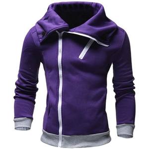 Stylish <b>Men's</b> Hoodies Fashion Side Zip Casual Regular Fit Sports <b>Jacket</b> Clothing Winter Breathable Embroidered 100% Cotton - Product Image 4