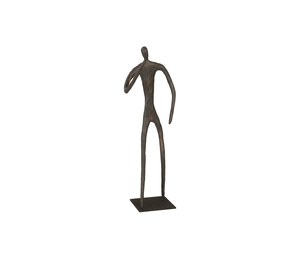 Sculpture en métal en spirale finie noire chic pour décor de table moderne Accent élégant pour un style sophistiqué à la maison et au bureau - Product Image 3