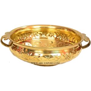 ของตกแต่งโต๊ะทำจากทองเหลืองคุณภาพระดับพรีเมี่ยมของตกแต่งโต๊ะเป็นเอกลักษณ์สำหรับงานเทศกาล urli ใช้ในร่มและกลางแจ้ง - Product Image 6